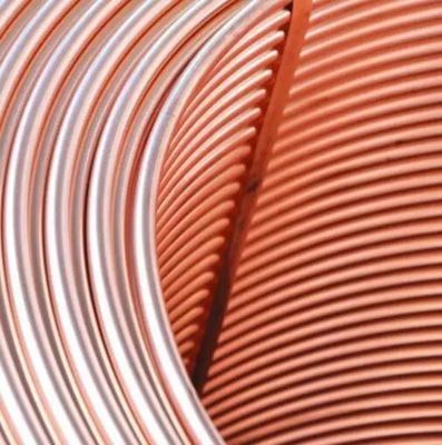 エアコンの銅管の管のコイル6.35mm 1/4インチの円形の磨かれた管