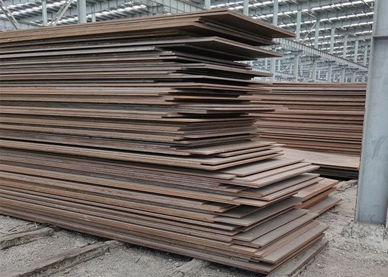 鋼鉄SMA400AW BW CW 40mm 50mmの2B終わりを風化させる錆つくCorten